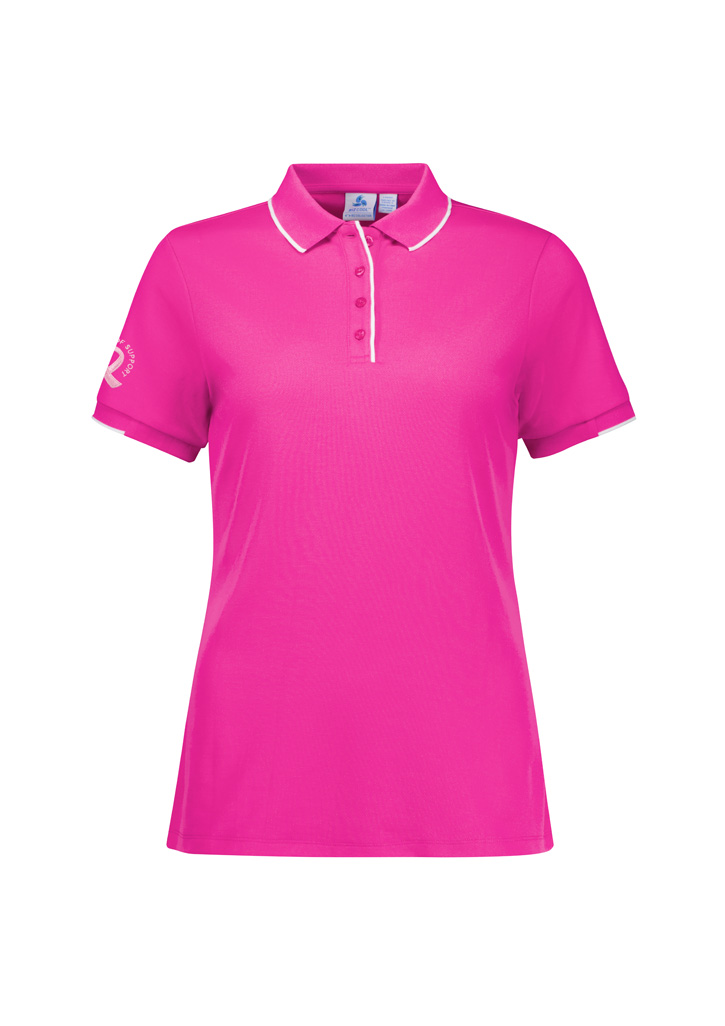 
<span> Womens Pink Short Sleeve Polo</span>
